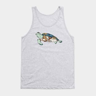 Steampunk Sea Turtle Tank Top